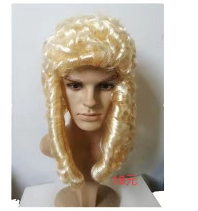 Costume Wig with Curls and Volume for Photoshoots