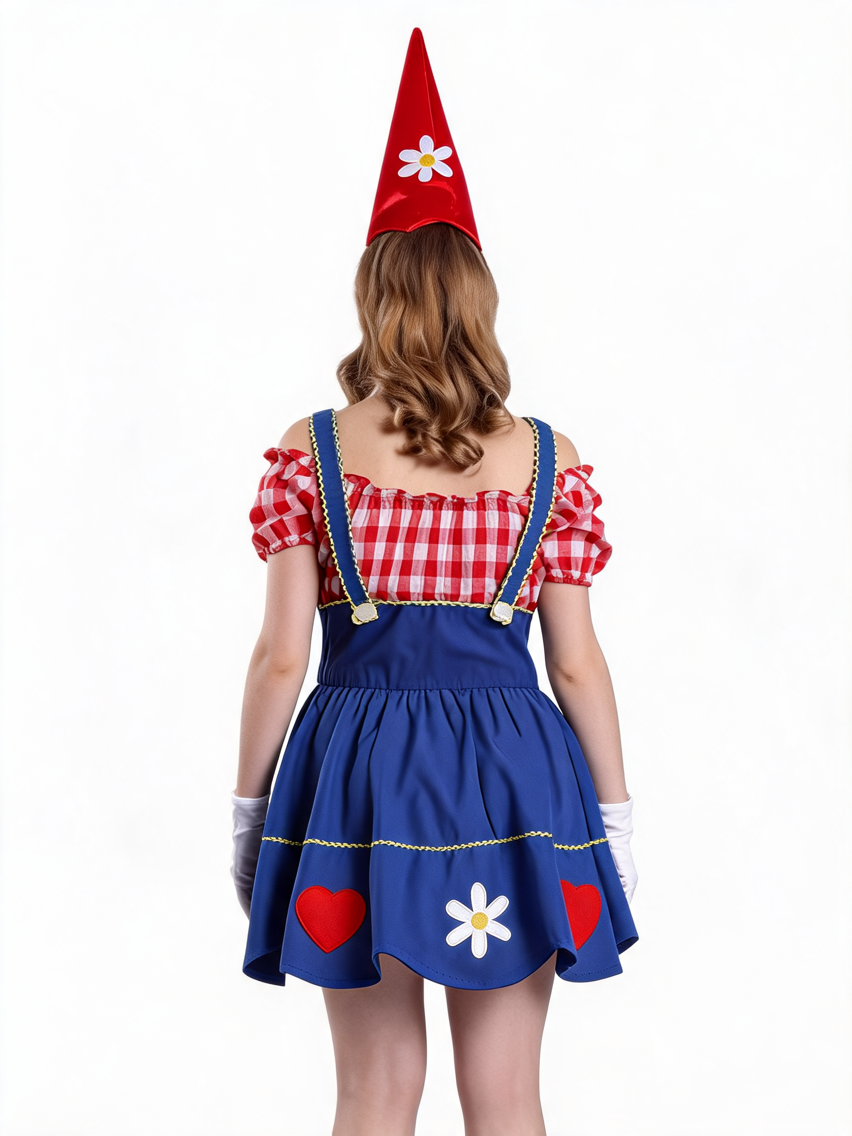 Clown Costume with Hat and Gloves