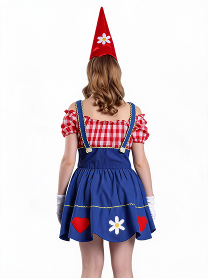Clown Costume with Hat and Gloves