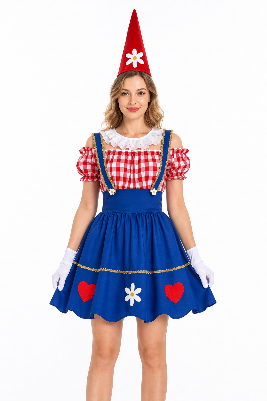 Clown Costume with Hat and Gloves