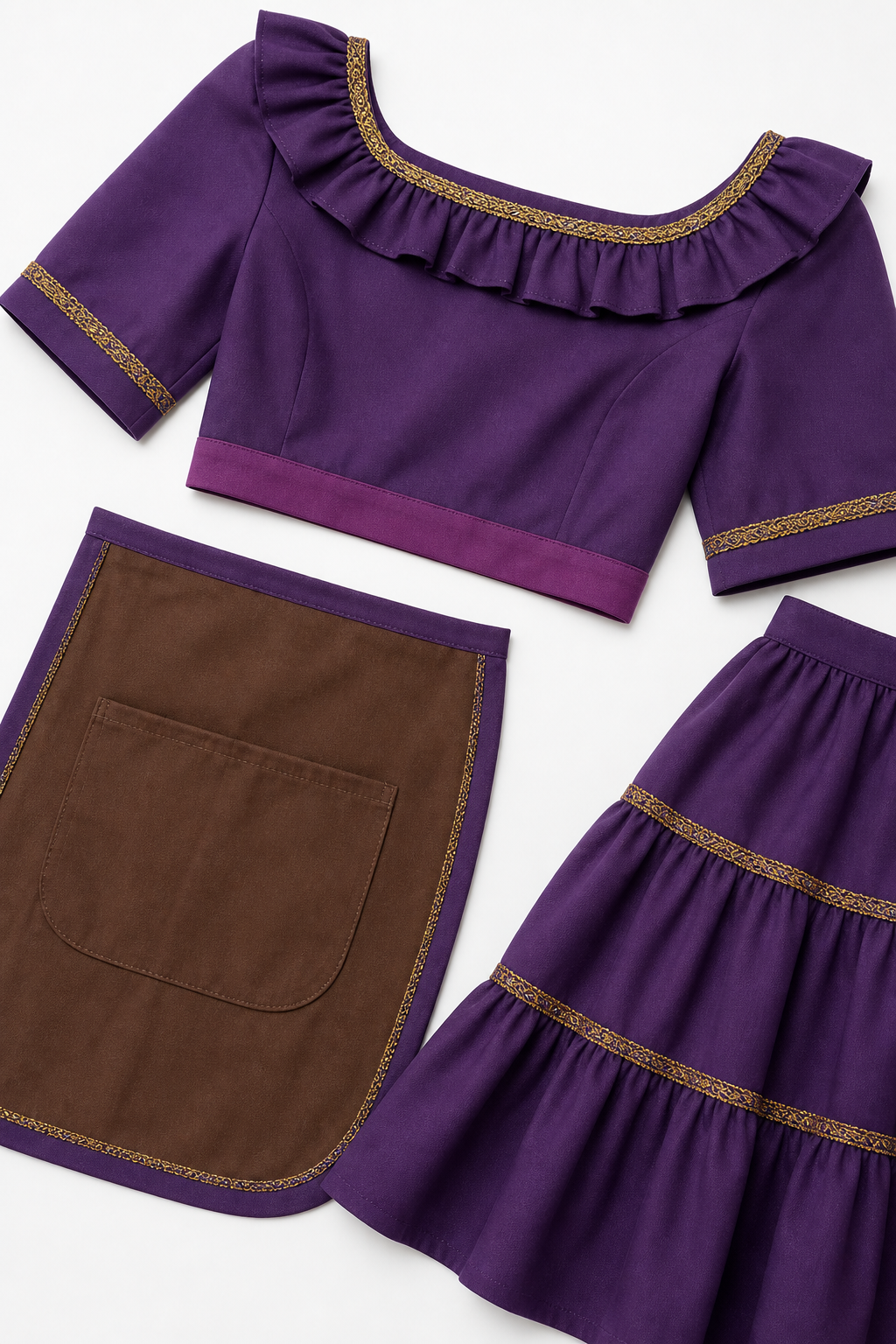 Women's Halloween Cosplay Costume Set detail view 3