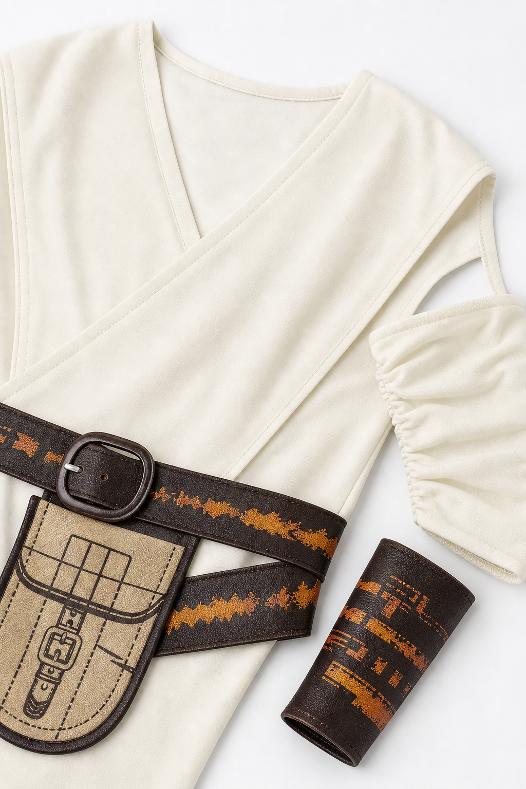 Girls' Rey Kids Costume from Star Wars detail view 3