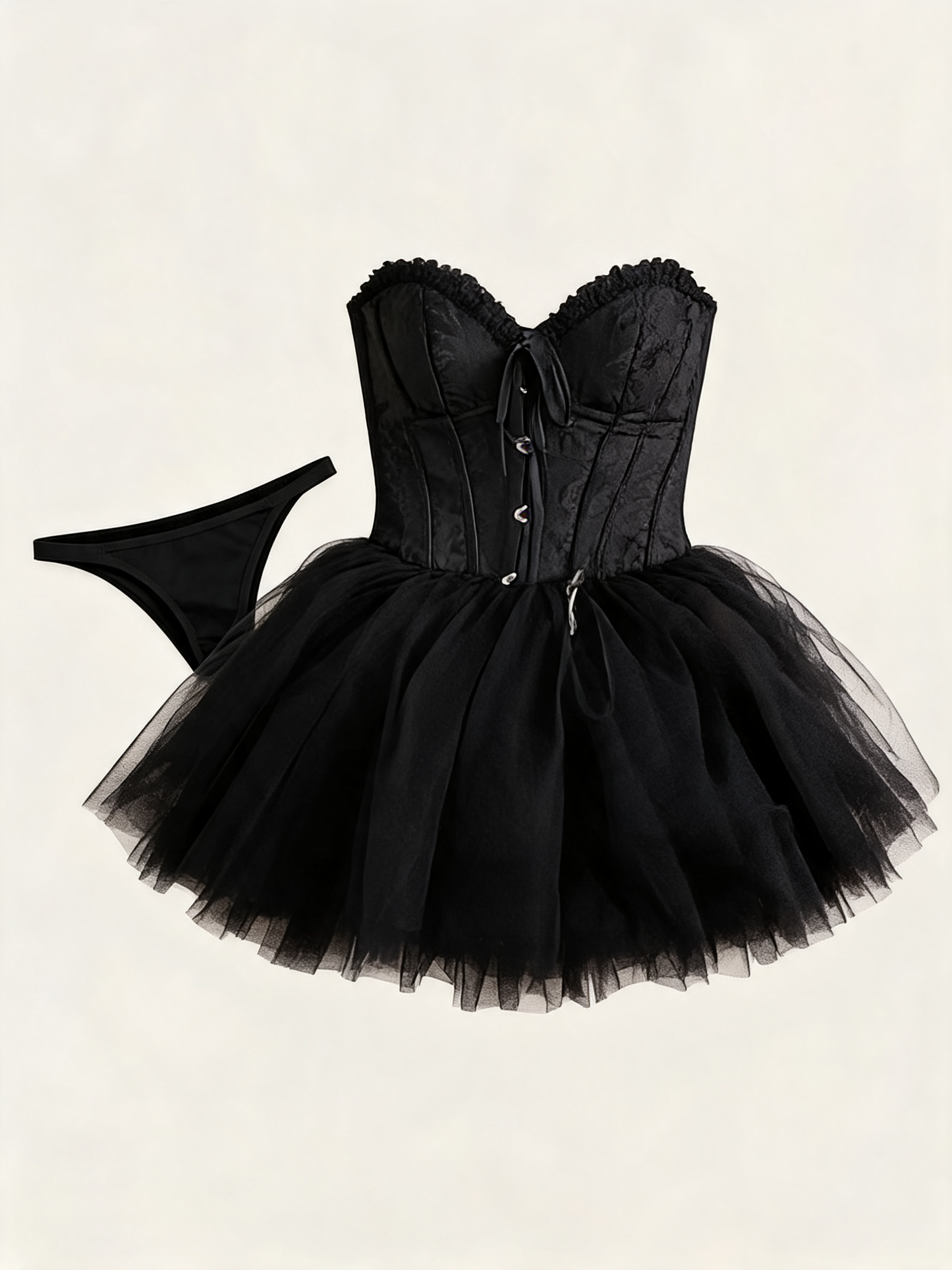 Black devil costume for Halloween and masquerade