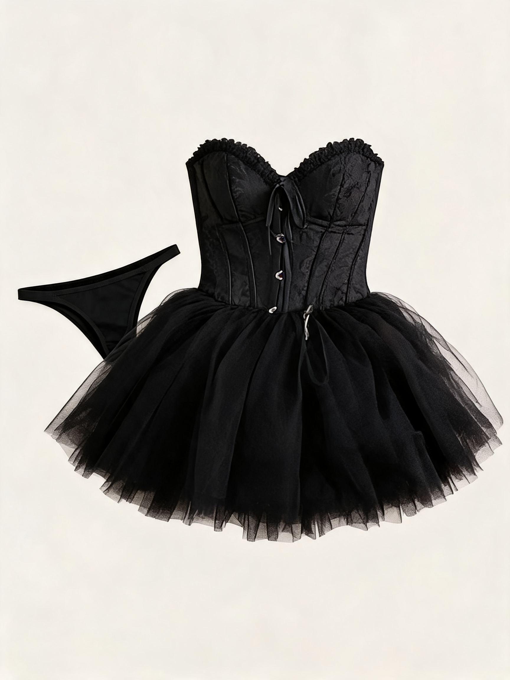 Black devil costume for Halloween and masquerade