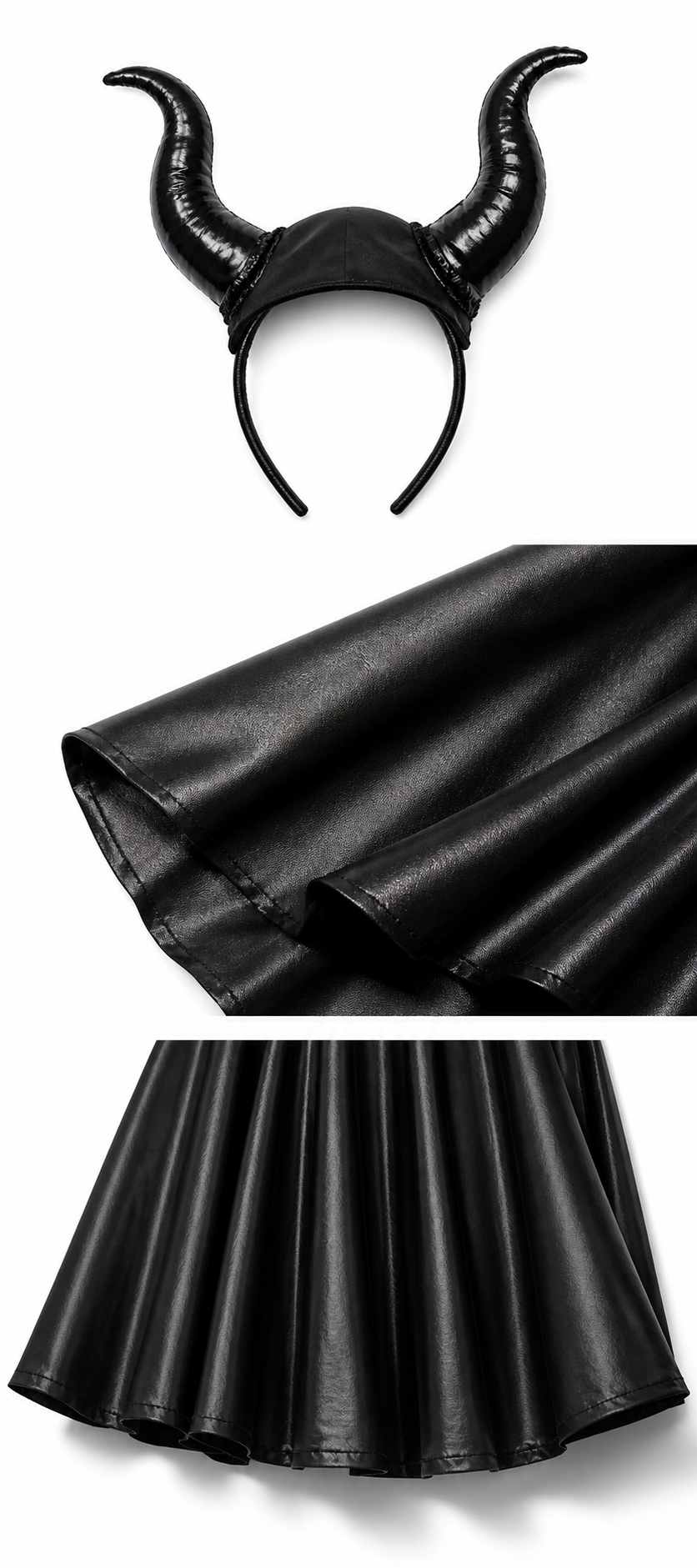 Carnival Costume Set: Horns and Cape