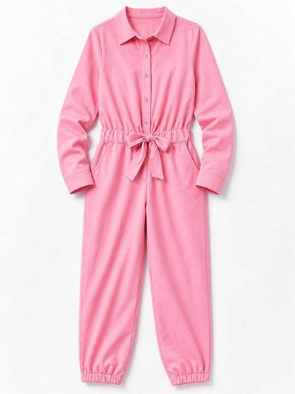 Pink Halloween Carnival Jumpsuit with Belt