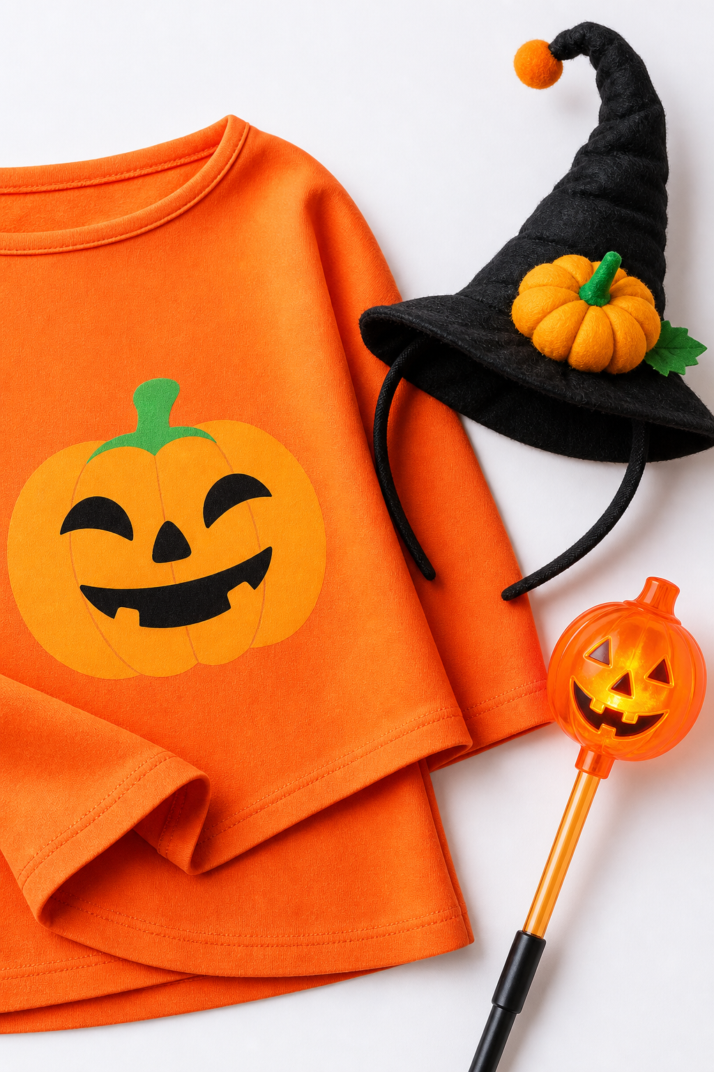 Children's Halloween Pumpkin Costume Set