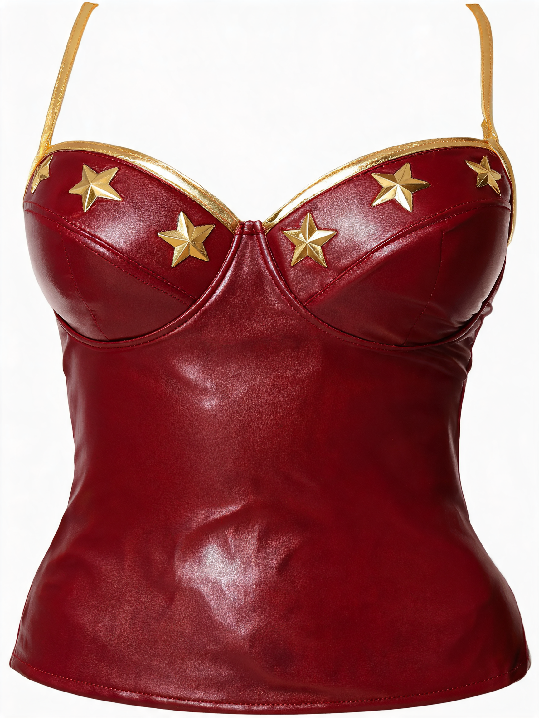 Superheroine Carnival Costume with Corset and Tiara