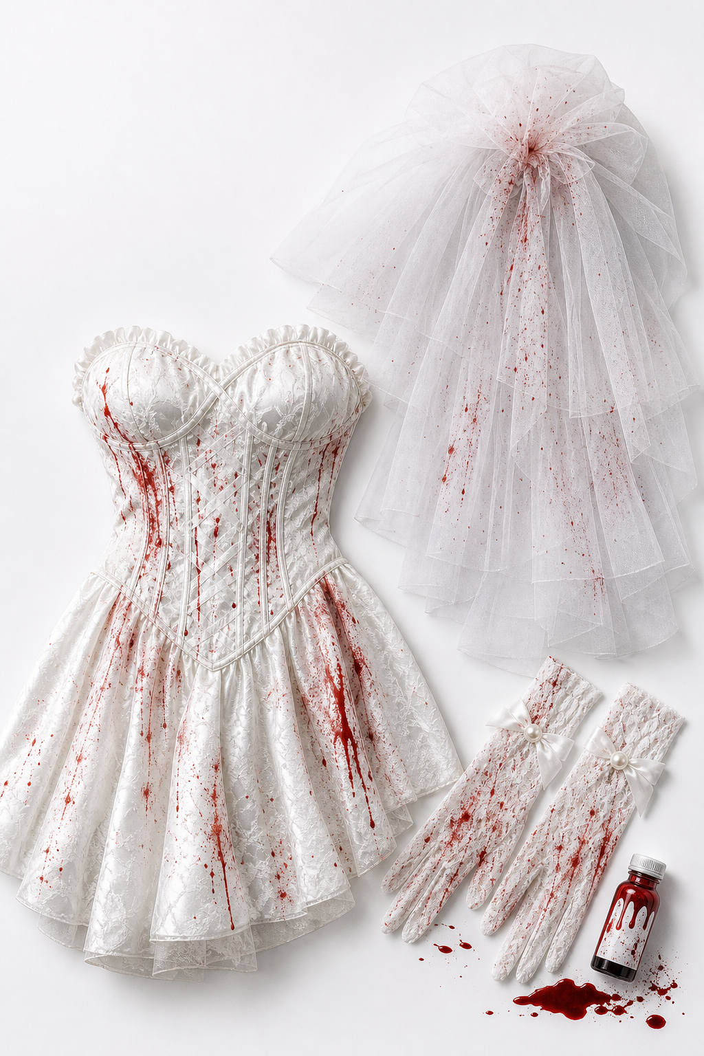 Zombie Bride Costume for Halloween and Masquerade