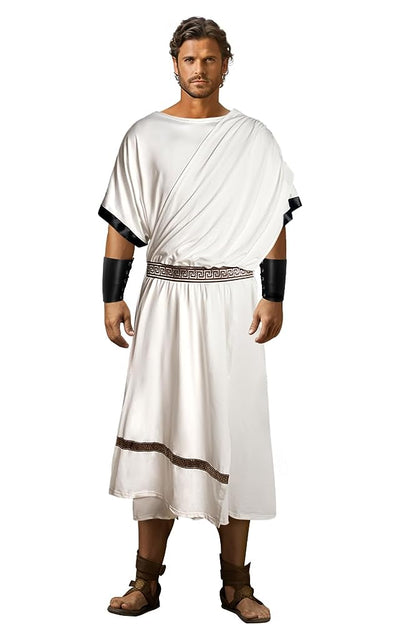 Ancient Greek Draped Tunic with Trim
