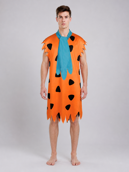 Caveman Costume with Bracelet and Club