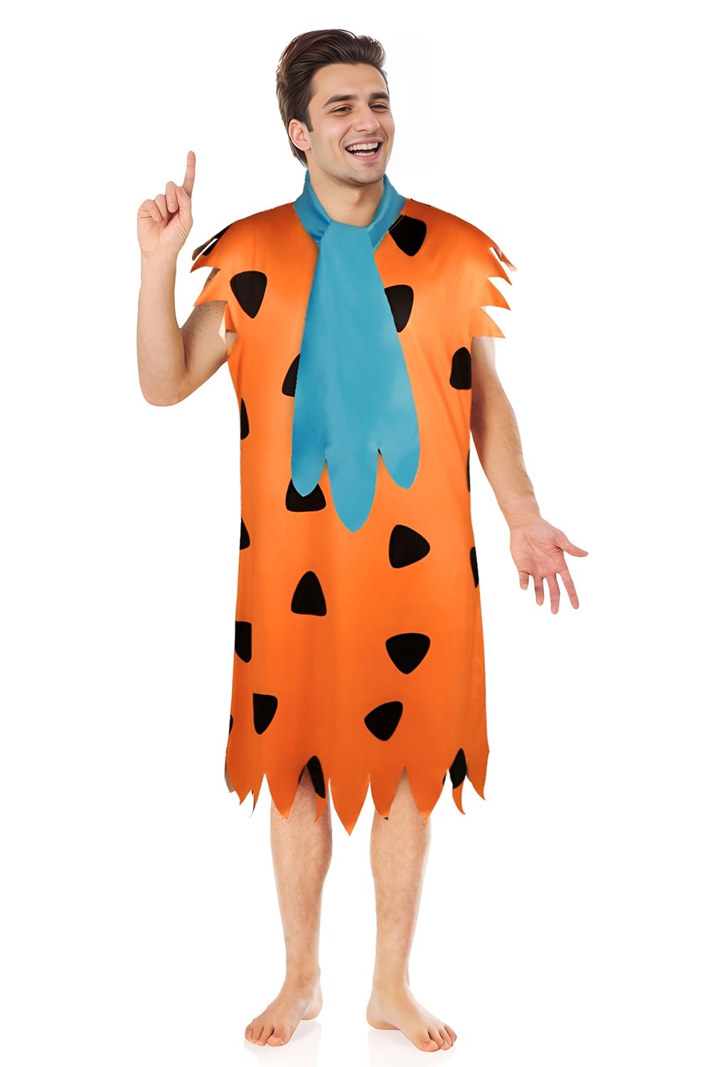 Caveman Costume with Bracelet and Club