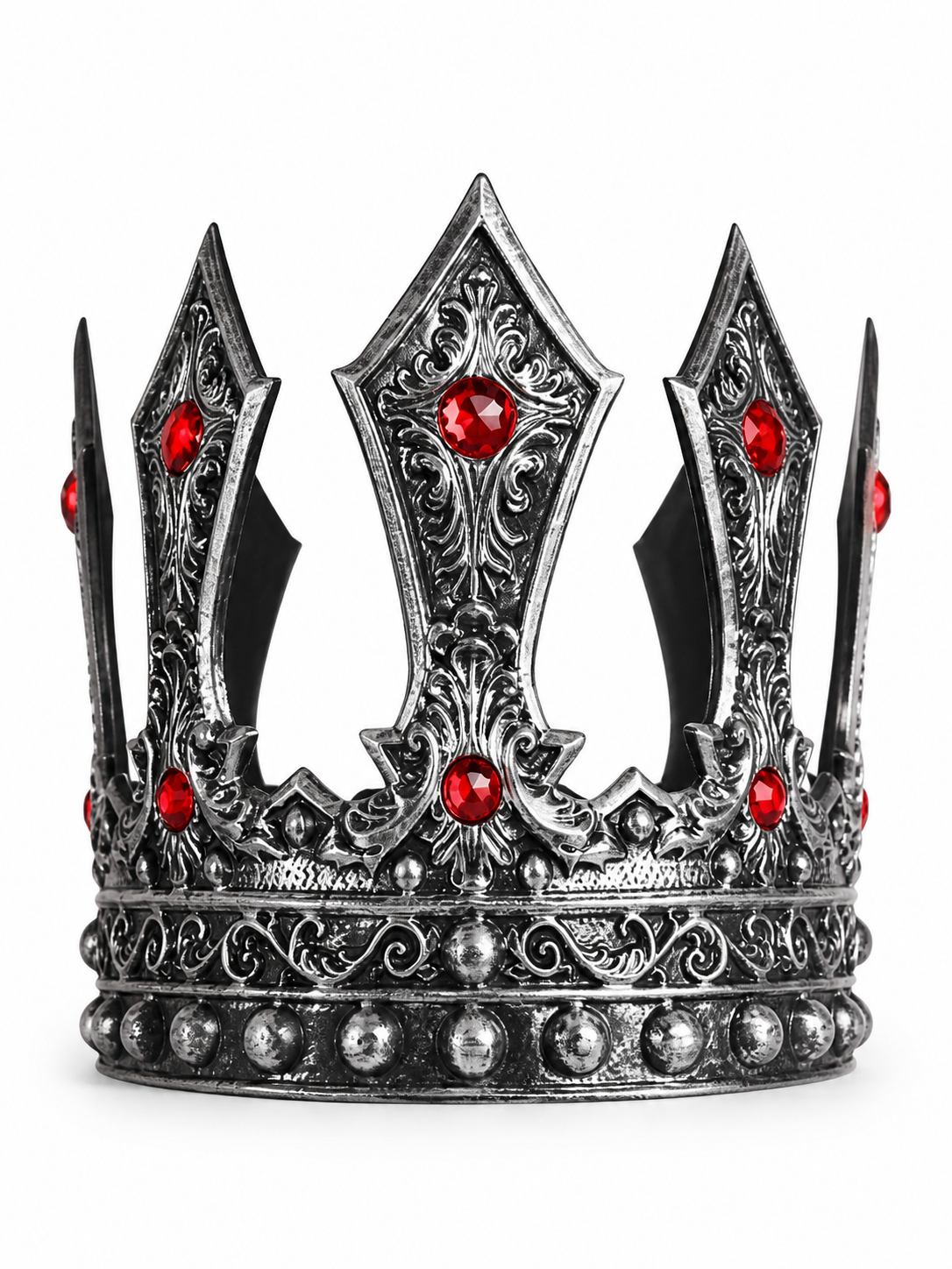 Masquerade Crown with Beads and Stones