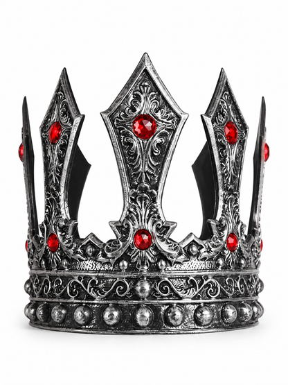 Masquerade Crown with Beads and Stones