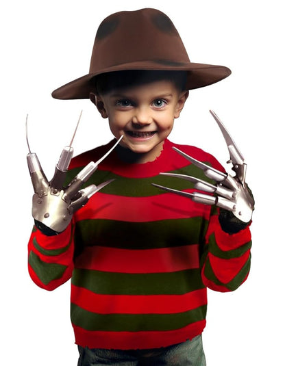 Children’s horror character costume with hat and gloves