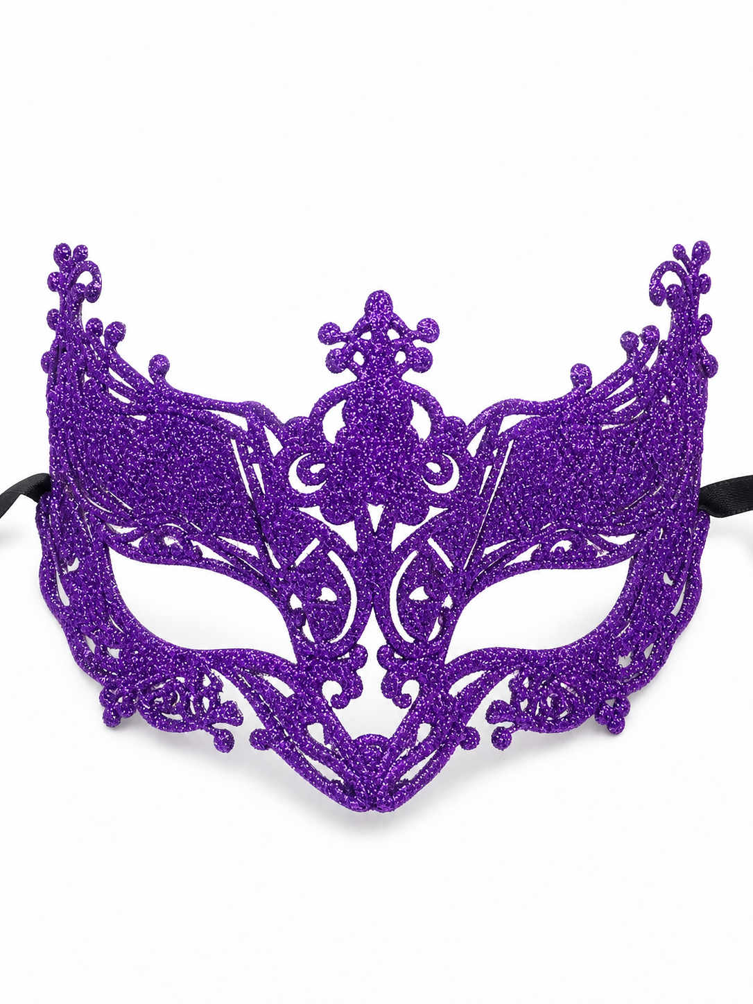 Purple glitter carnival tiara