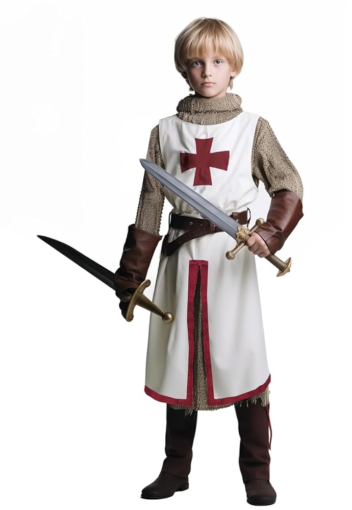 Children’s Sleeveless Crusader Cosplay Costume