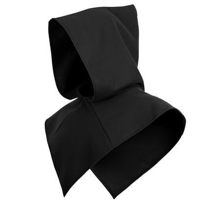 Black Triangular Hooded Cloak for Cosplay