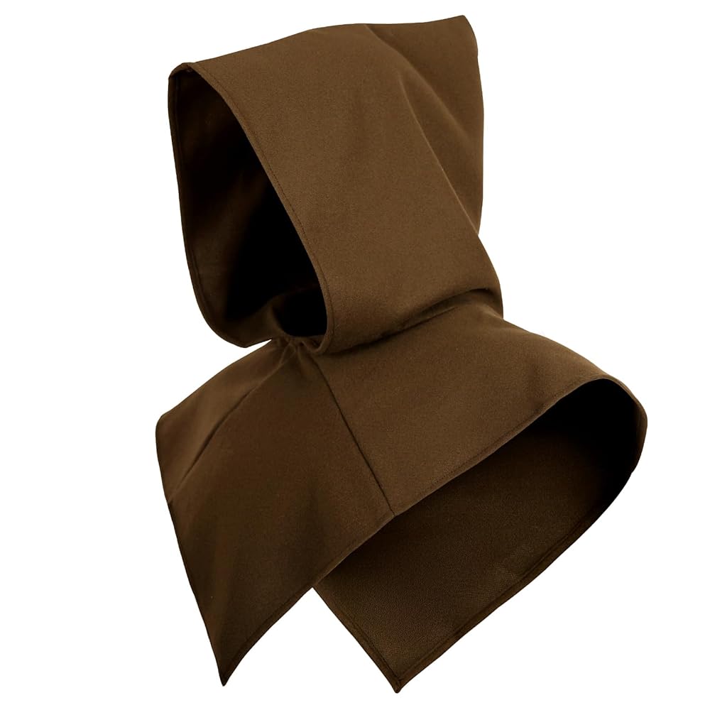 Brown Hooded Costume Cloak