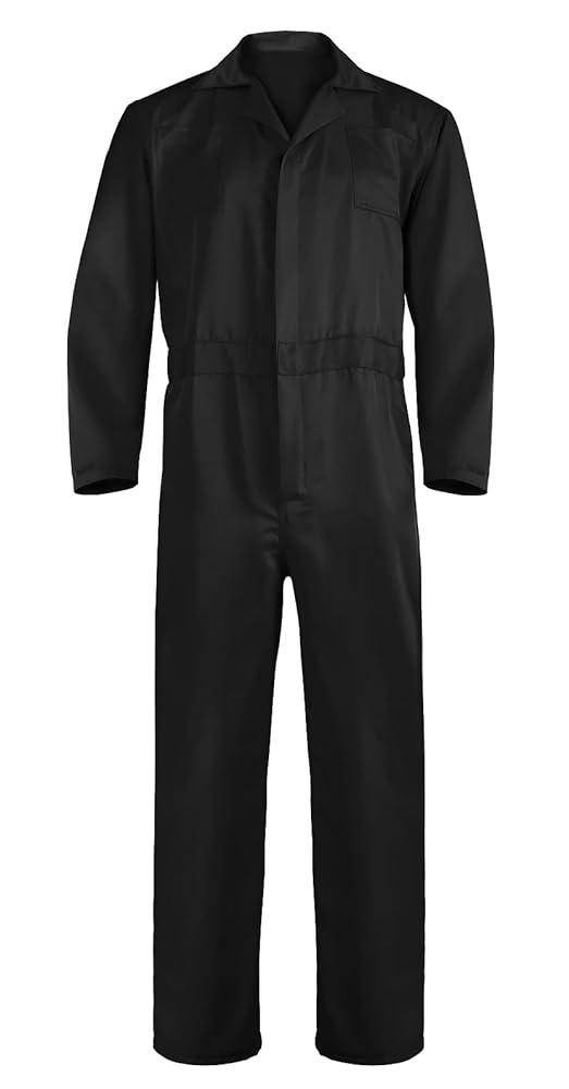 Miles Black Long-Sleeve Jumpsuit
