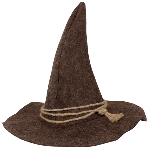 Wide-Brim Scarecrow Carnival Hat