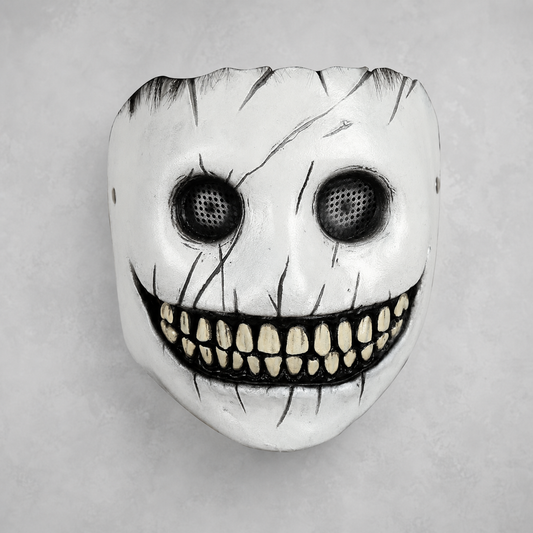 1pc Halloween Grinning Full-Face Foam Mask with Wide Toothy Smile for Cosplay Party