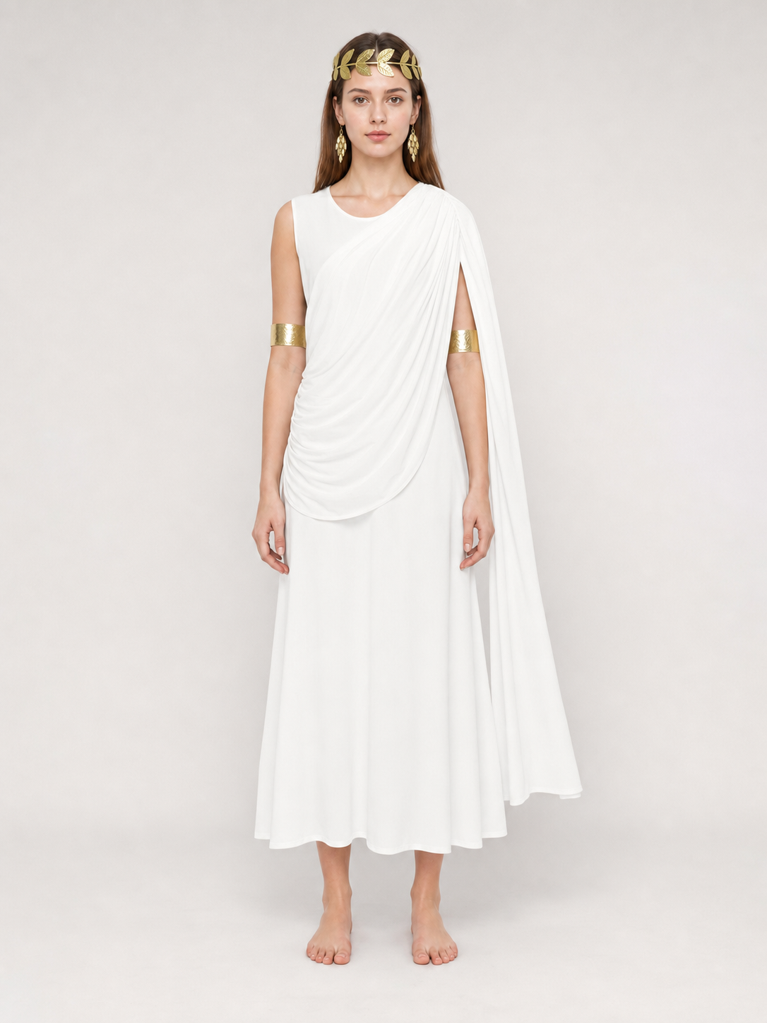 Greek-Style Costume Dress with Accessories