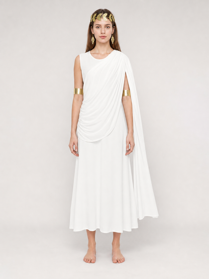 Greek-Style Costume Dress with Accessories