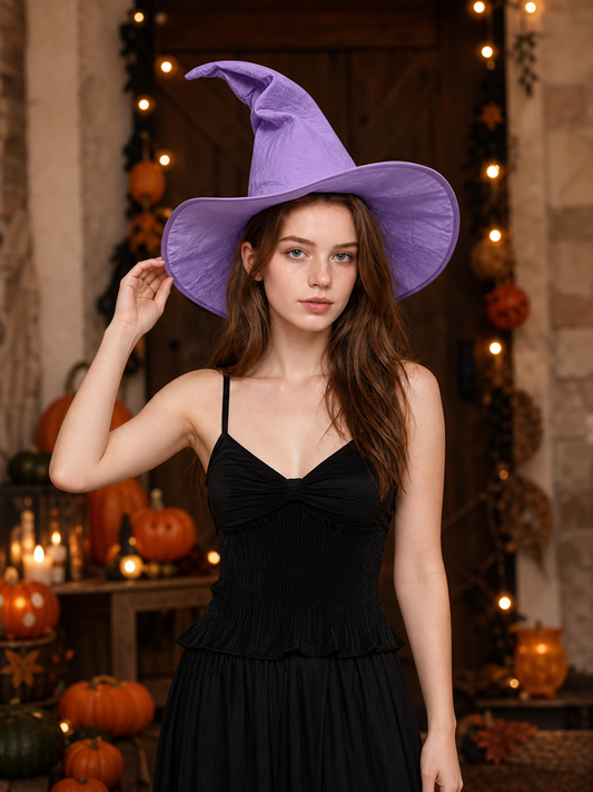 Light Purple Carnival Witch Hat