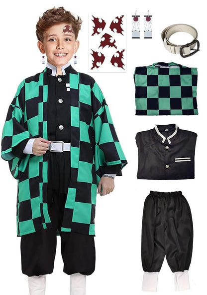 Tanjiro Kids’ Cosplay Costume Set
