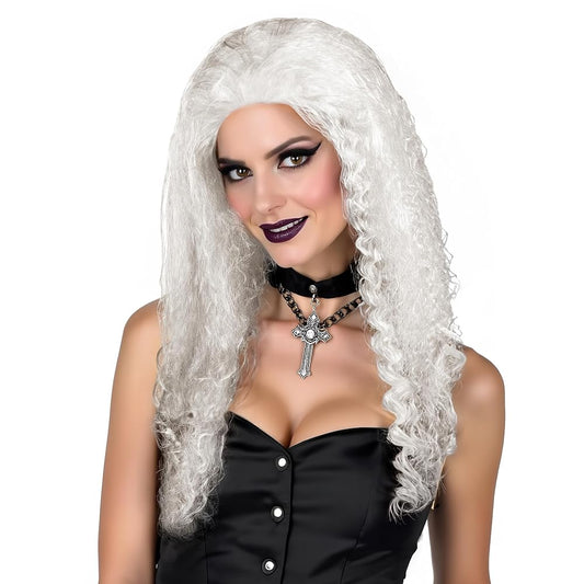 Silver Halloween Costume Wig