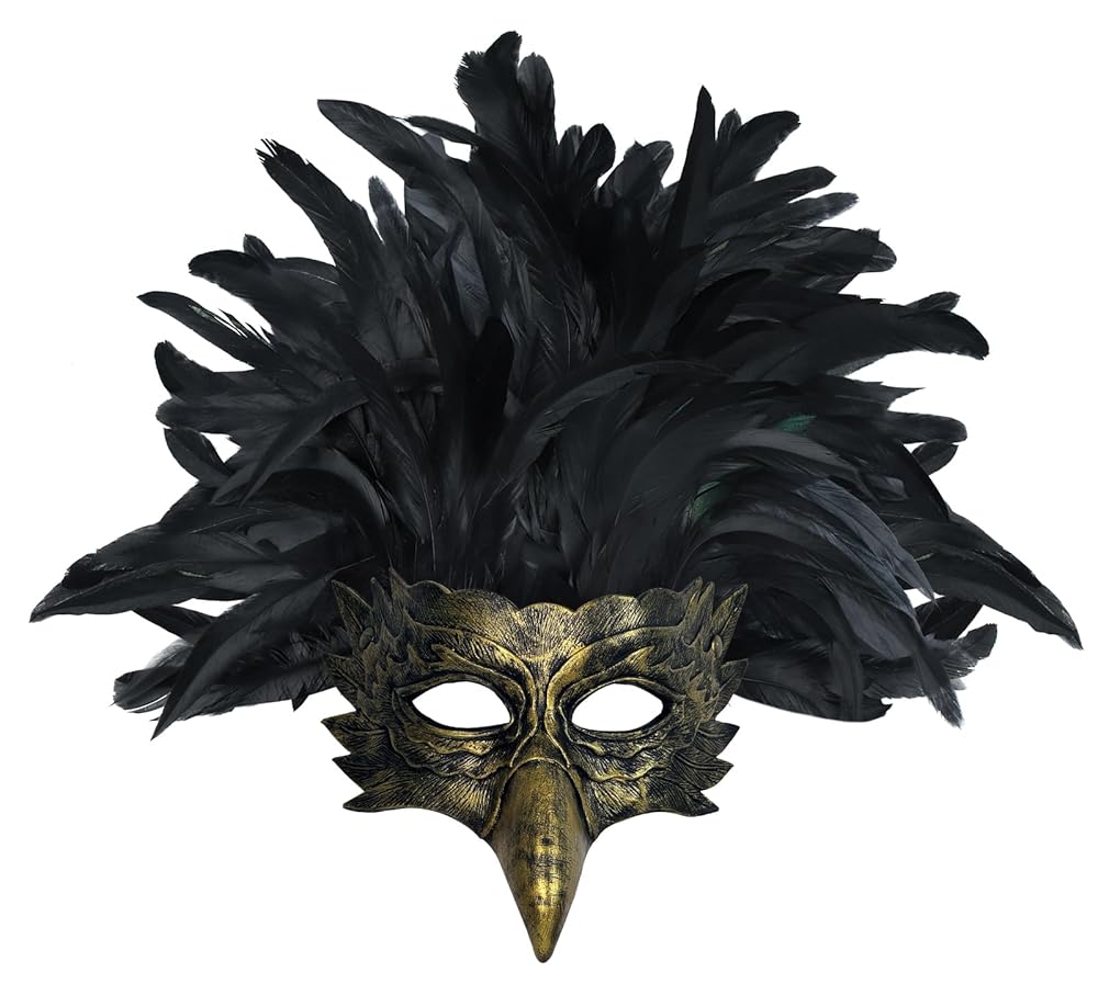 Eagle Feather Mask for Carnival and Masquerade