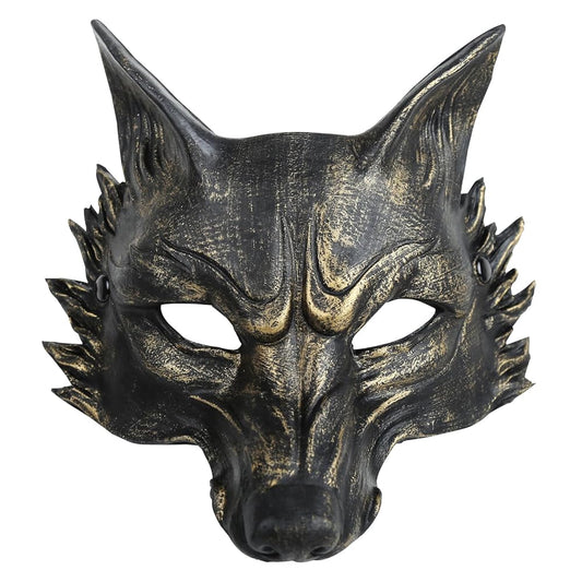 1pc Halloween Wolf Mask, Dramatic Fantasy Animal Face for Cosplay Party and Masquerade