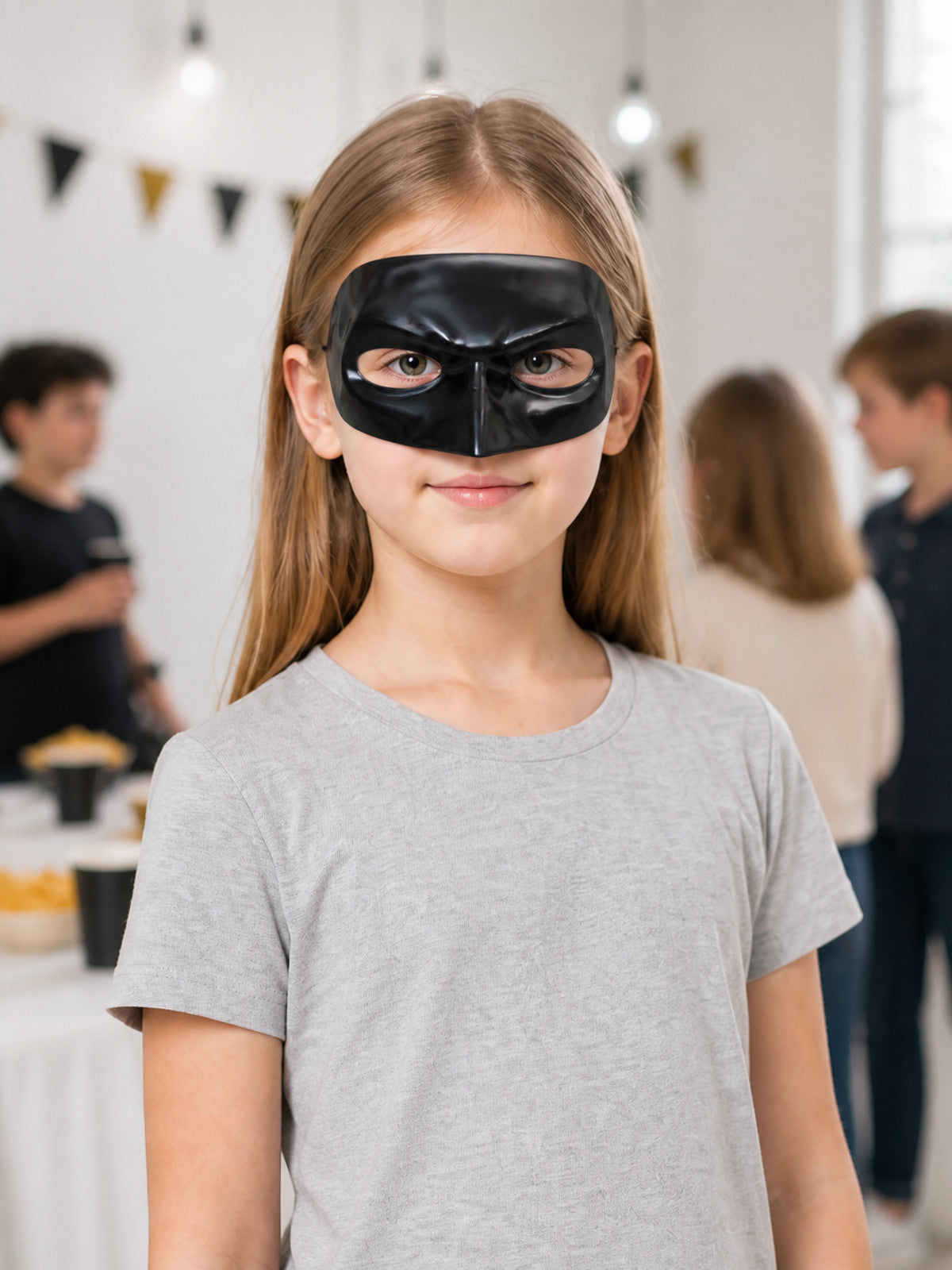 Black 3D Halloween Mask for Cosplay