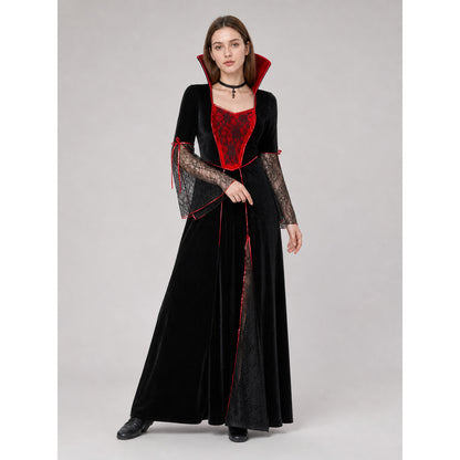Gothic-Style Halloween Costume Dress
