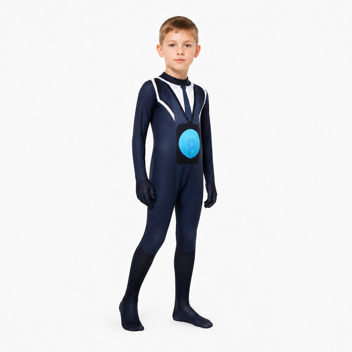 Skibidi Toilet TV Man Jumpsuit, Blue and White lifestyle