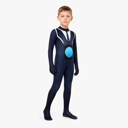 Skibidi Toilet TV Man Jumpsuit, Blue and White lifestyle