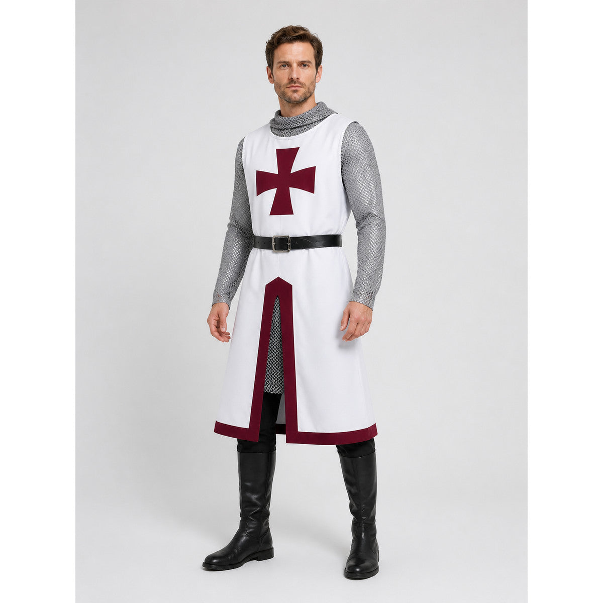 Medieval Crusader Costume for Cosplay Costumes detail