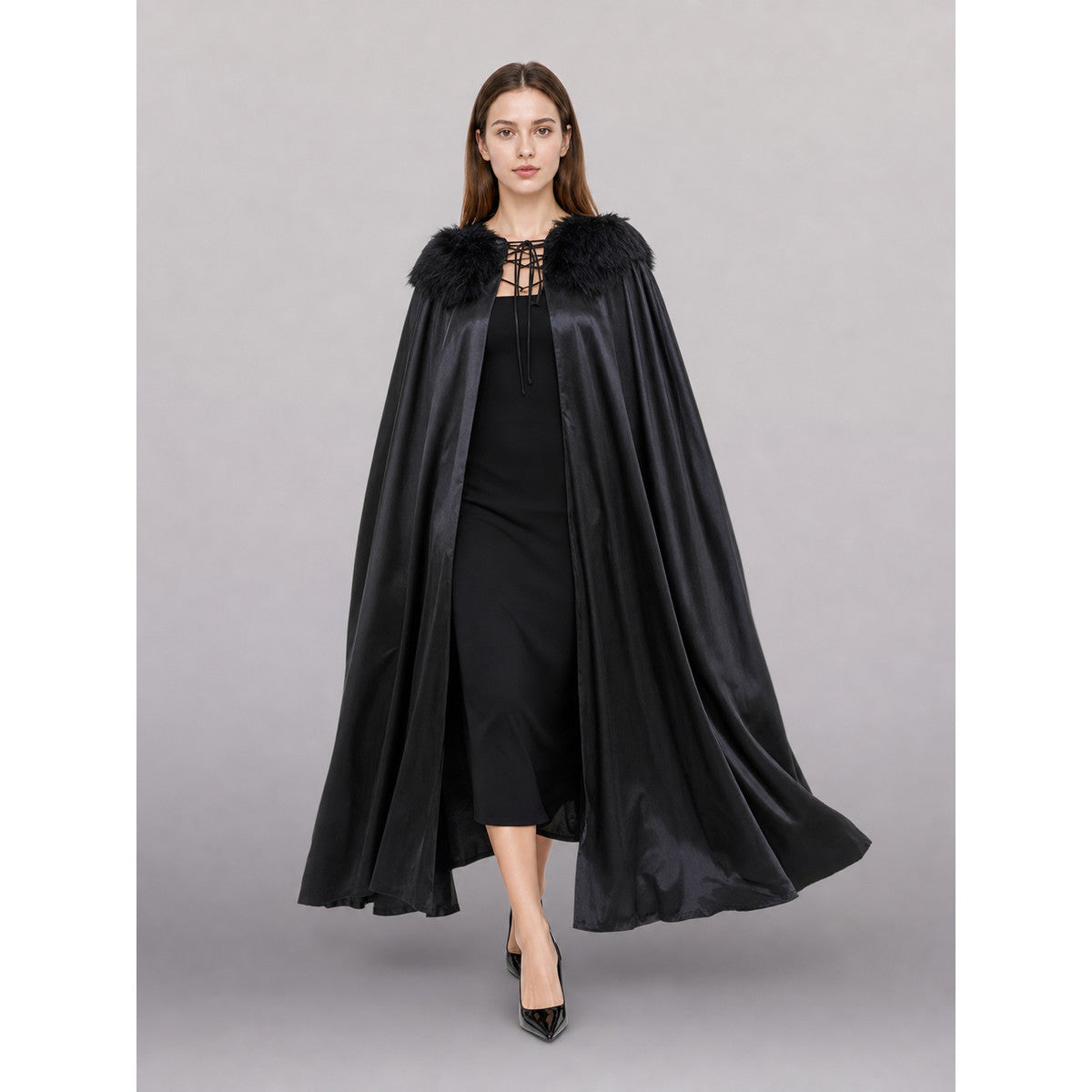 Black Costume Cloak for Witch Cosplay occasion guide
