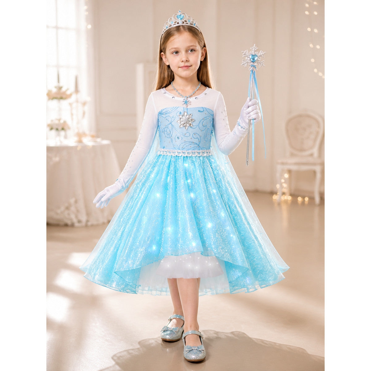 Snow Queen Costume with Lights lifestyle view