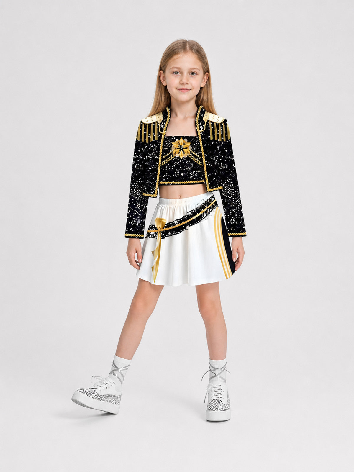Children's Sequin Stage Costume Set Costumes detail