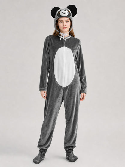 Children’s Koala Kigurumi Costume with Hood and Ears product detail
