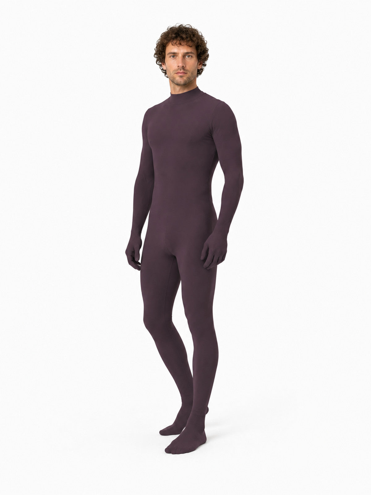 Dark Burgundy Jumpsuit with Gloves and Socks product detail