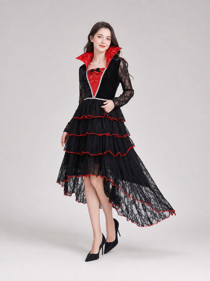 Gothic cosplay dress, vampire look