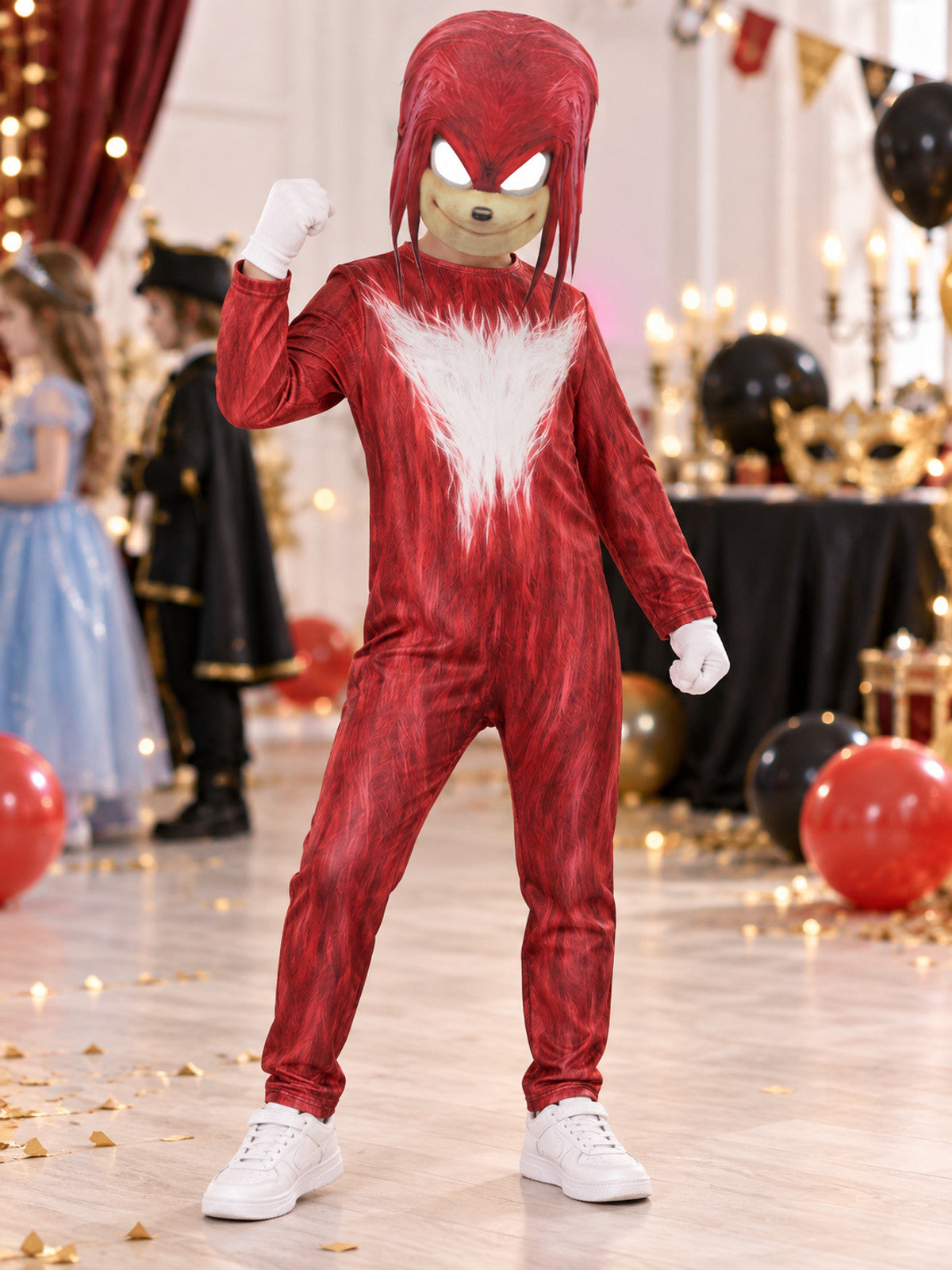 Carnival Cosplay Costume with Mask and Gloves