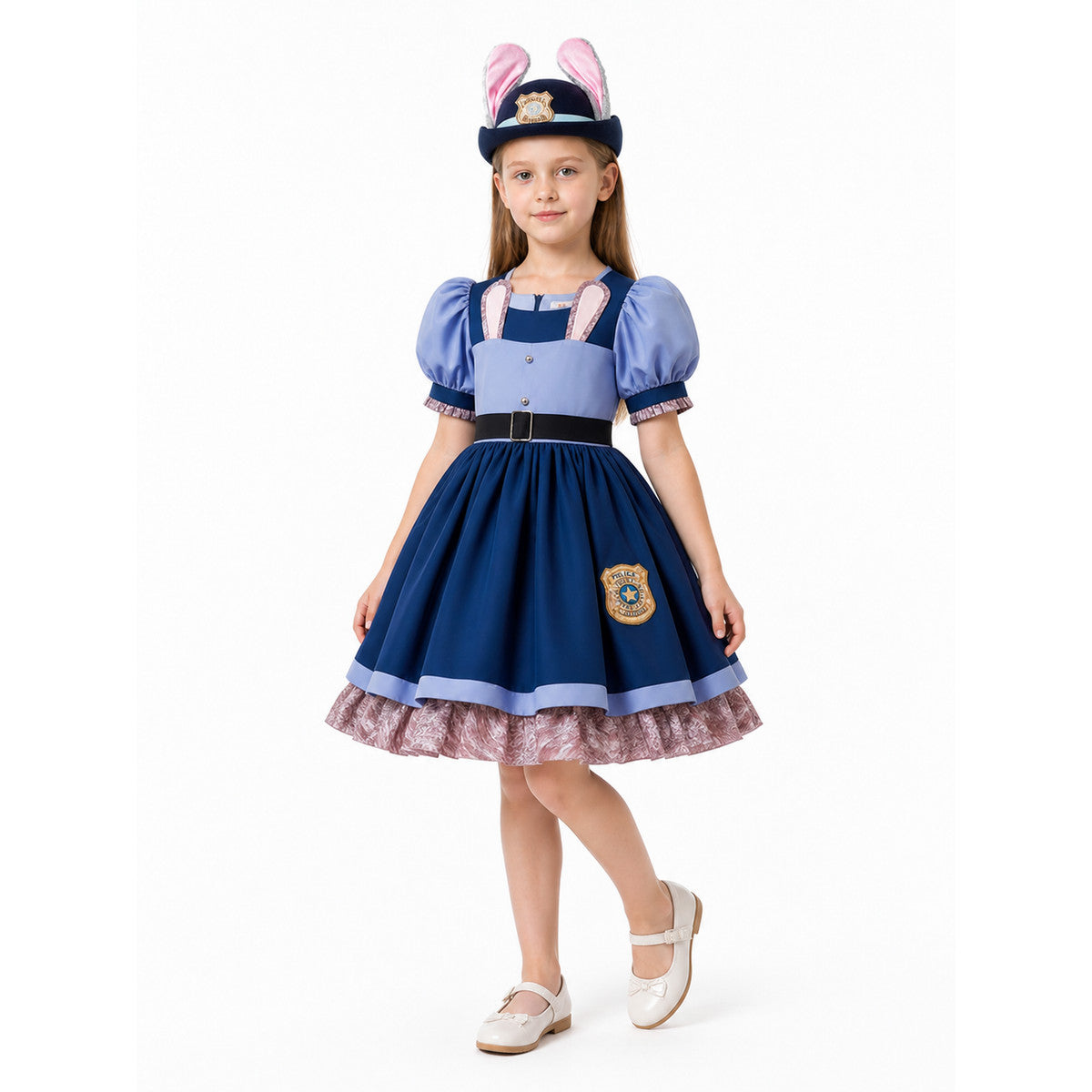 Police Rabbit Dress with Full Skirt Costume Dresses detail