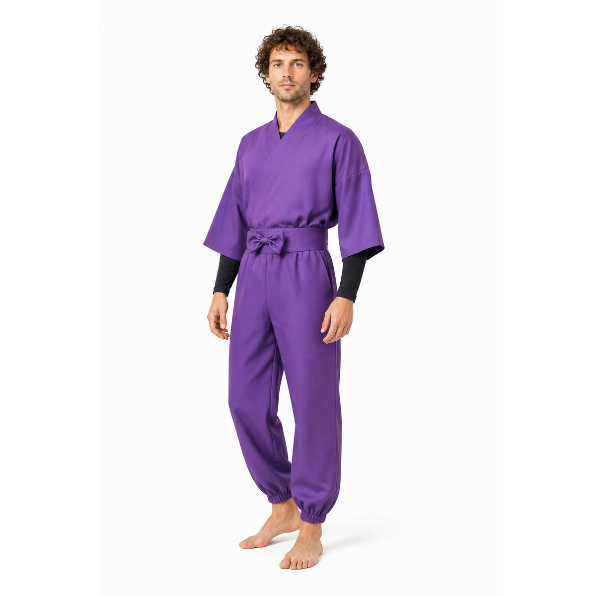 Anime Cosplay Ninja Costume, Japanese-Style Jumpsuit Costumes detail