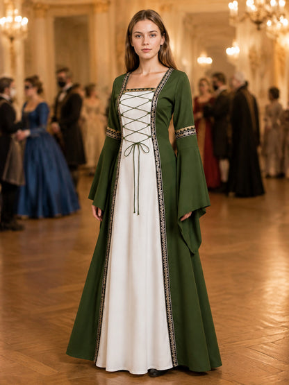 Medieval Costume Dress with Lacing lifestyle view
