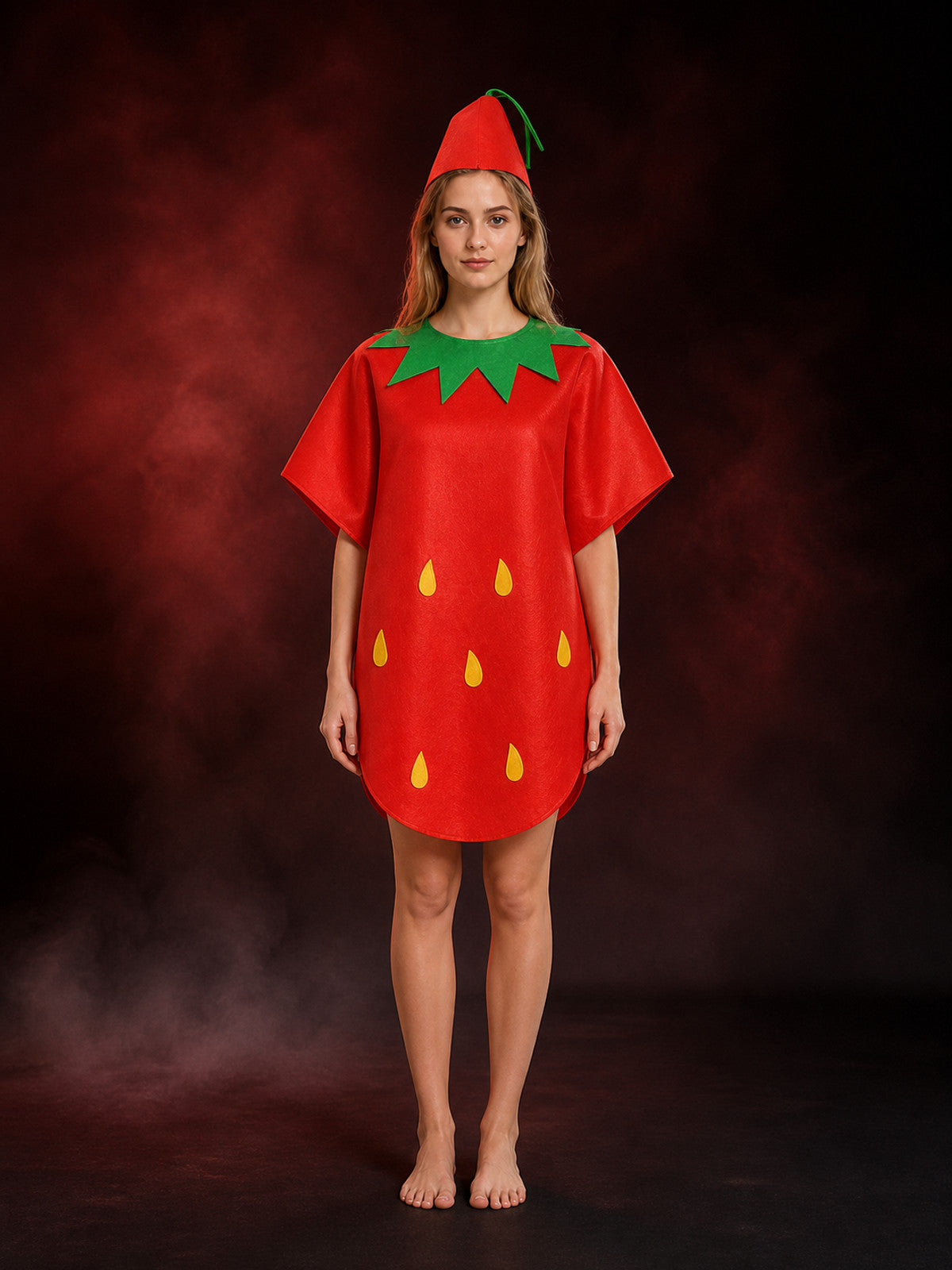 Strawberry Costume for Masquerades and Stage Performances