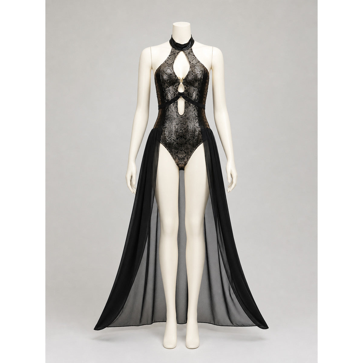 Gorgon Medusa Costume with Scaled Texture